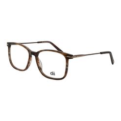 Armação de Óculos de Grau Masculino Dii Collection Quadrado 4060 Cor Demi Marrom