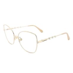 Armação de Óculos de Grau Ana Hickmann, Modelo AH10040, cor Dourado, tamanho 55