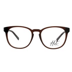 Armação de Óculos de Grau Hit, modelo 3 4131, cor Marrom Fosco