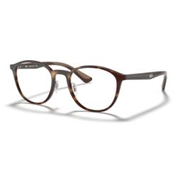 Armação de Óculos de Grau Ray Ban, modelo RX7156, cor Havana, tamanho 53