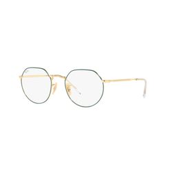 Armação de Óculos de Grau Ray Ban, modelo RX6465, cor Dourado e Preto, tamanho 51