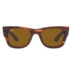Óculos de sol Ray Ban, modelo RB0840S, cor Havana Listrado, tamanho 51