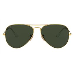 Óculos de sol Ray Ban, modelo RB3025, cor Dourado, tamanho 58