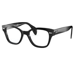 Armação de Óculos de Grau Ray Ban, modelo RX0880, cor Preto, tamanho 52