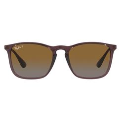 Óculos de sol Ray Ban, modelo RB4187, cor Marrom Transparente, tamanho 54