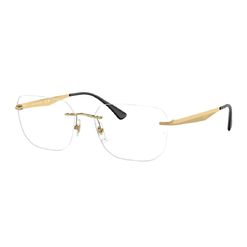 Armação de Óculos de Grau Ray Ban, modelo RX6468L, cor Dourado, tamanho 56