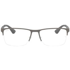 Armação de Óculos de Grau Ray Ban, modelo RX6335, cor Cinza, tamanho 56