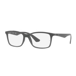 Armação de Óculos de Grau Ray Ban, modelo RX7047, cor Cinza, tamanho 56