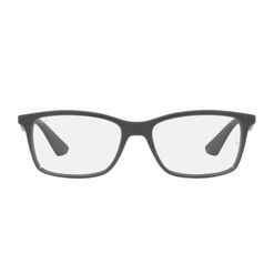 Armação de Óculos de Grau Ray Ban, modelo RX7047, cor Cinza, tamanho 56