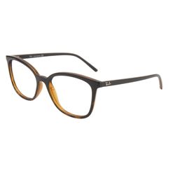 Armação de Óculos de Grau Ray Ban, modelo RX7189L, cor Tartaruga escuro, tamanho 54