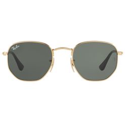 Óculos de sol Ray Ban, modelo RB3548NL, cor Dourado, tamanho 51