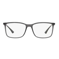 Armação de Óculos de Grau Ray Ban, modelo RX4359VL, cor Cinza Escuro Transparente, tamanho 57