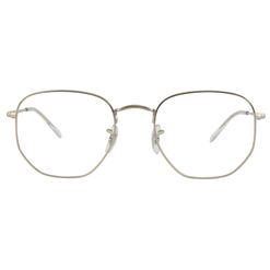 Armação de Óculos de Grau Ray Ban, modelo RX6448L, cor Prata, tamanho 54