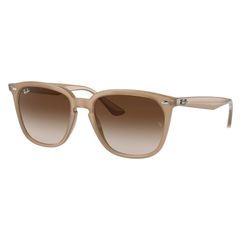 Óculos de sol Ray Ban, modelo RB4362, cor Marrom Claro, tamanho 55