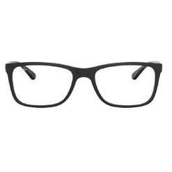 Armação de Óculos de Grau Ray Ban, modelo RX7027L, cor Preto e Tartaruga, tamanho 56