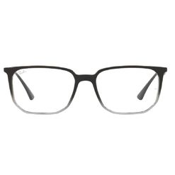 Armação de Óculos de Grau Ray Ban, modelo RX7175L, cor Cinza com Preto, tamanho 55