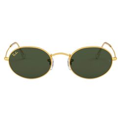Óculos de sol Ray Ban, modelo RB3547, cor Dourado, tamanho 54