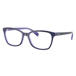 Armação de Óculos de Grau Ray Ban, modelo RX5362, cor Azul, tamanho 54