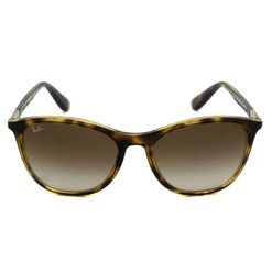 Óculos de sol Ray Ban, modelo RB4317L, cor Havana Claro, tamanho 56