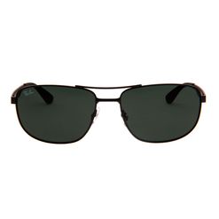 Óculos de sol Ray Ban, modelo RB3528, cor Preto Fosco, tamanho 61