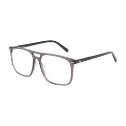 Armação de Óculos de Grau Dii Collection, modelo 5506, cor Chumbo com Preto, tamanho 56