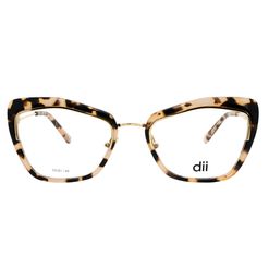 Armação de Óculos de Grau Dii Collection, modelo 1 4312, cor Demi Rosé, tamanho 54