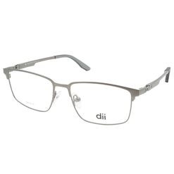 Armação de Óculos de Grau Dii Collection, modelo 2 4371, cor Prata, tamanho 54