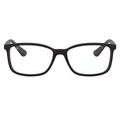 Armação de Óculos de Grau Rayban Junior, modelo RY1589L, cor Preto e Vermelho, tamanho 50