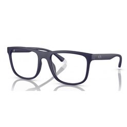 Armação de Óculos de Grau Masculino Armani Exchange Quadrado AX3101U cor Azul