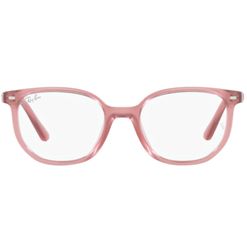 Armação de Óculos de Grau Rayban Junior, modelo RY9097V, cor Rosa Opalino, tamanho 44