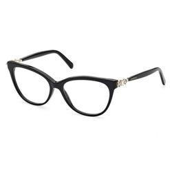 Armação de Óculos de Grau Swarovski, modelo SK5441, cor 001, tamanho 55