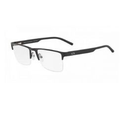 Armação de Óculos de Grau Armani Exchange, modelo AX1026L, cor 6000, tamanho 54