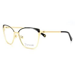 Armação de Óculos de Grau Carmen Vitti, modelo CV0225, cor C1, tamanho 56