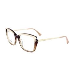 Armação de Óculos de Grau Anima, Modelo SOU GLAMOROSA, cor G01, tamanho 55