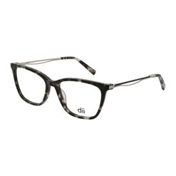 Armação de Óculos de Grau Feminina Dii Collection Gatinho 4070 Cor Demi Verde com Prata
