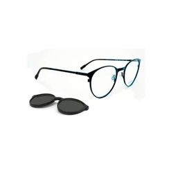 Armação de Óculos de Grau com Clipon Masculino Speedo SP1386 Azul Fosco