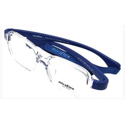 Armação de Óculos de Grau Infantil Miraflex MF4001 Azul