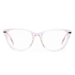 Armação de Óculos de Grau Feminina Ono ON0001 Gatinho Cor Lilás Translúcido