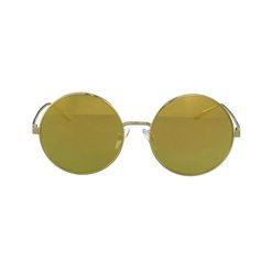 Óculos de Sol  Feminino Hickmann HI3033 Redondo Verde com Dourado