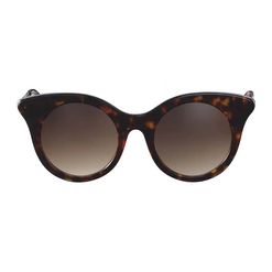 Óculos de Sol  Feminino Hickmann HI9063 Gatinho Preto com Dourado
