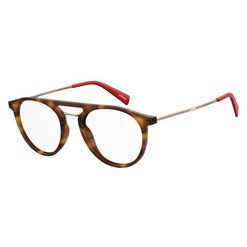 Armação de Óculos de Grau Levis, modelo LV 1001, cor O63, tamanho 51