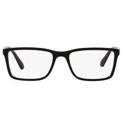 Armação de Óculos de Grau Masculino Tecnol Retangular TN3089 cor Preto