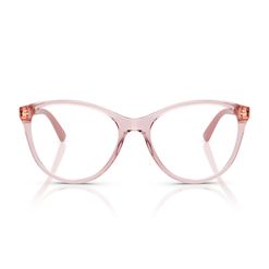 Armação de Óculos de Grau Feminina Vogue Phantos VO5631B cor Rosa Translúcido