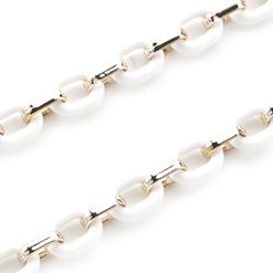 CORRENTE BRANCO COM DOURADO