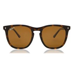 Óculos de Sol Unissex Ray-Ban Quadrado RB2210 902 Cor Havana e Marrom