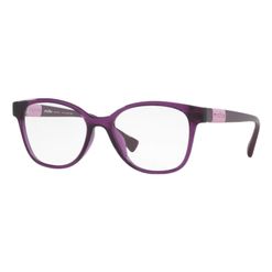 Armação de Óculos de Grau Infantil Gatinho Miraflex Mf4022 Roxo Translúcido