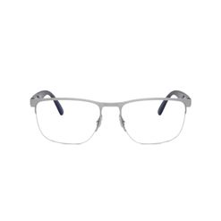 Armação de Óculos de Grau Unissex Ray-Ban Retangular RX6525L 3169 Cor PRata