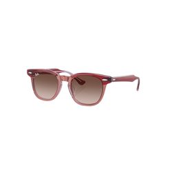 Óculos de Sol Infantil Ray-Ban Junior Quadrado RJ9098S Vermelho
