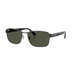 Óculos de Sol Masculino Quadrado Ray-Ban RB3750 Preto