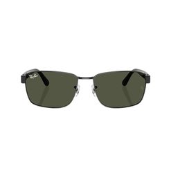Óculos de Sol Masculino Quadrado Ray-Ban RB3750 Preto